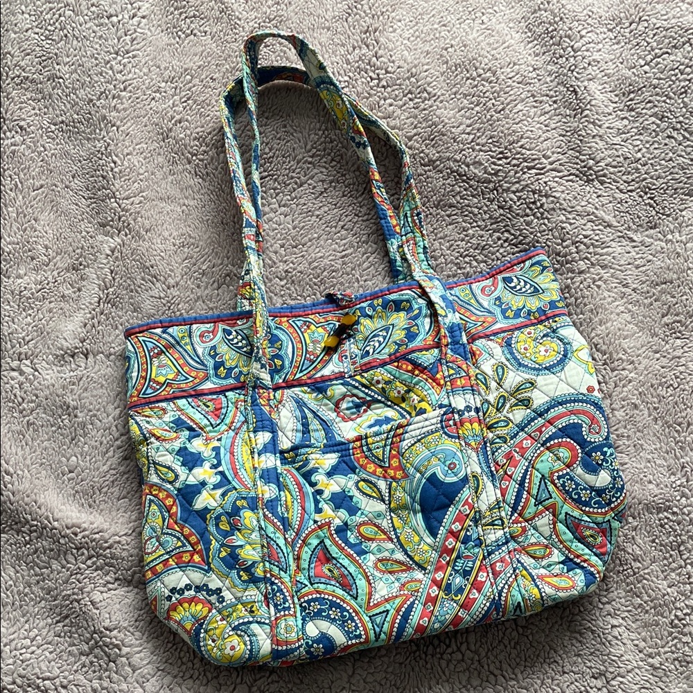 Vera Bradley Quilted Paisley Tote